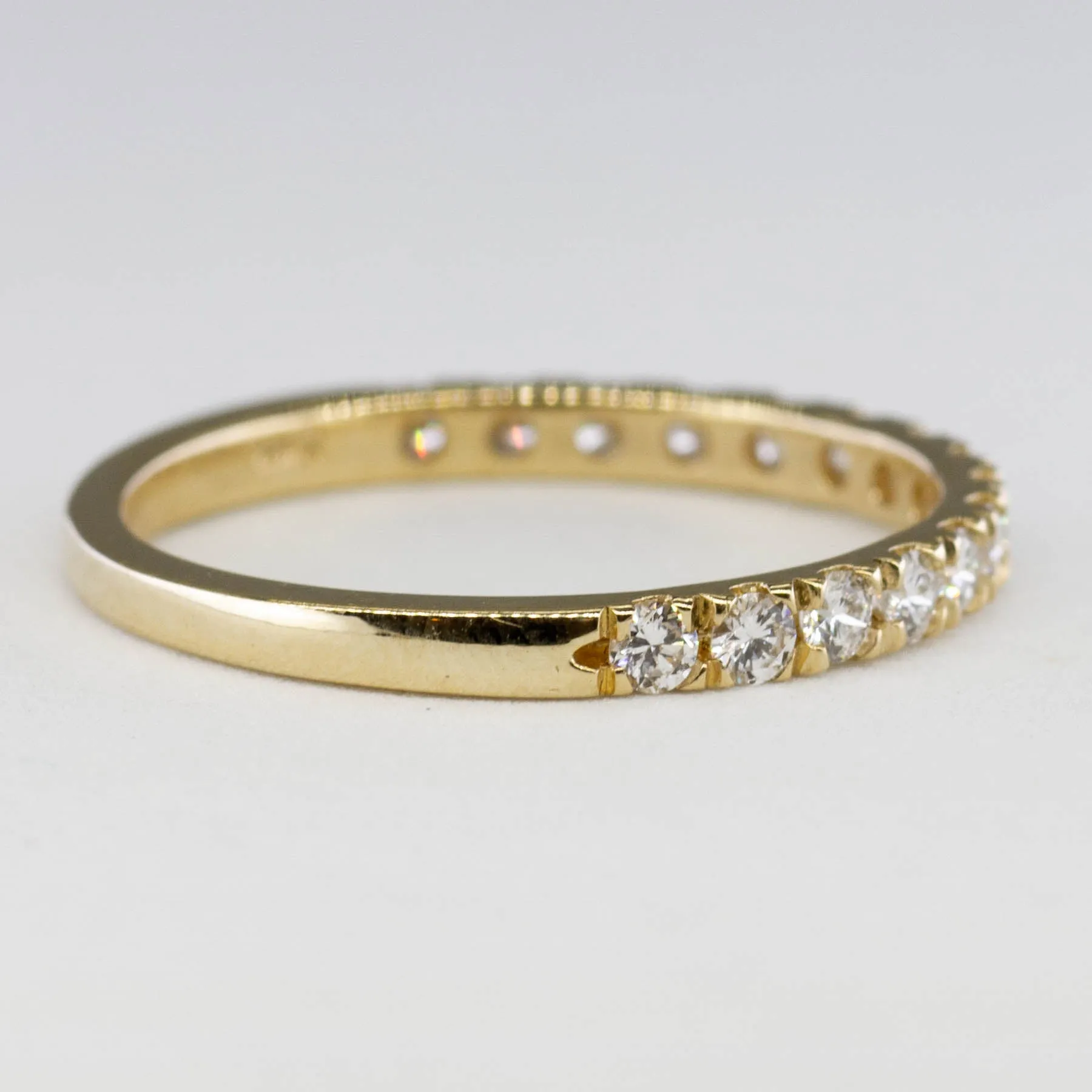 '100 Ways' French Pave Semi-Eternity Diamond Ring in Yellow Gold | 1/2 Carat | SZ 7 |