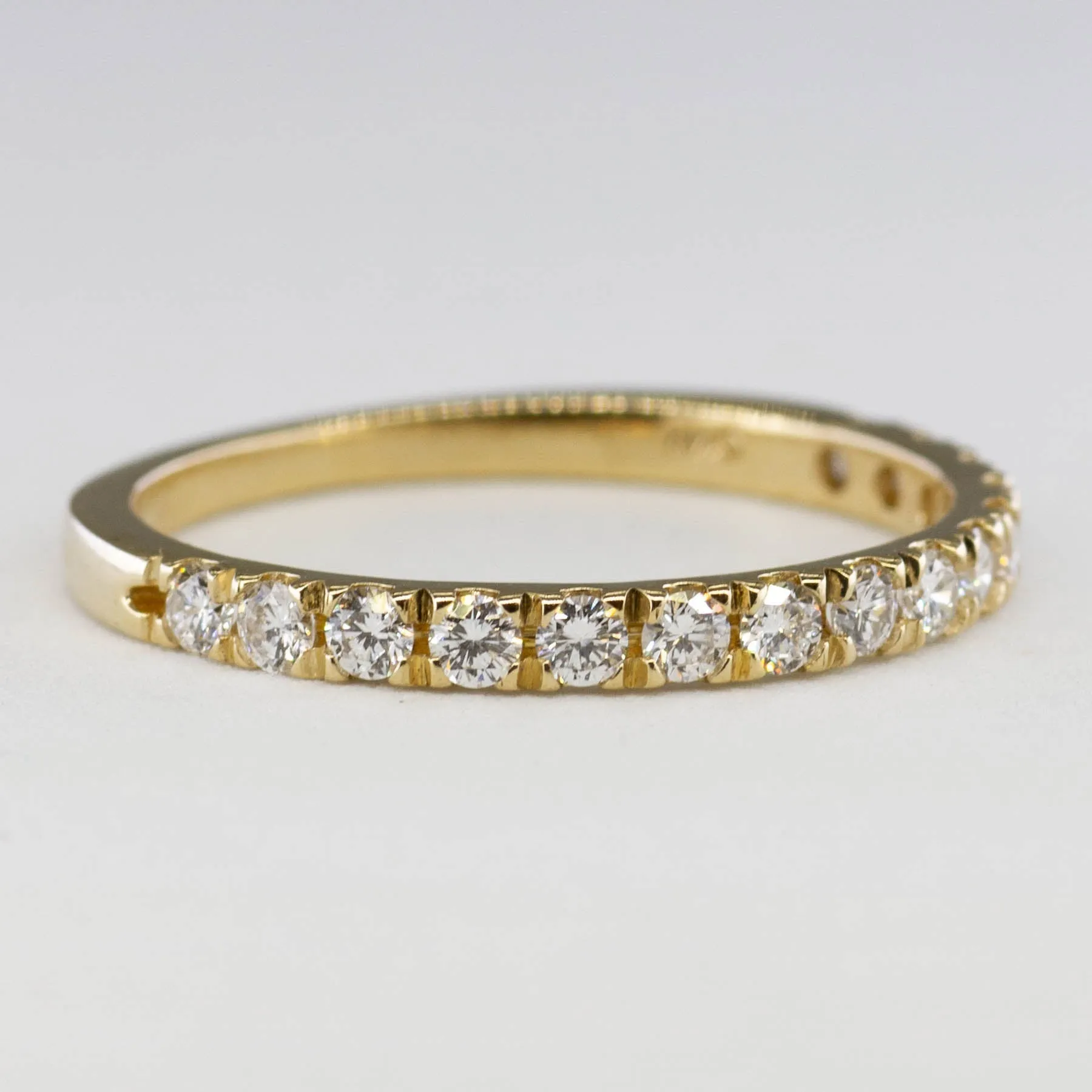 '100 Ways' French Pave Semi-Eternity Diamond Ring in Yellow Gold | 1/2 Carat | SZ 7 |