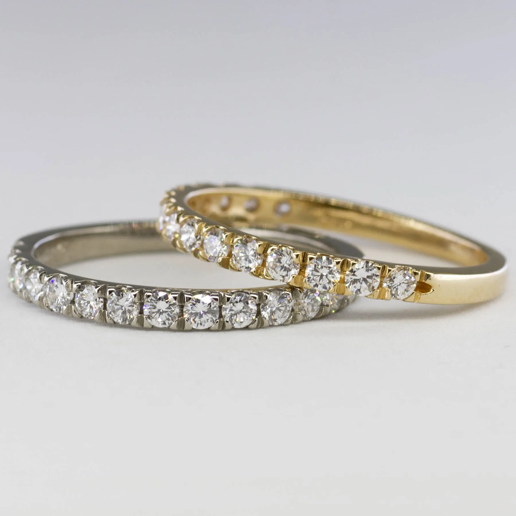 '100 Ways' French Pave Semi-Eternity Diamond Ring in Yellow Gold | 1/2 Carat | SZ 7 |