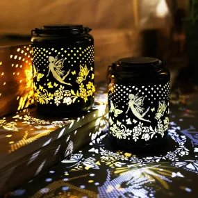 2 Packs Solar Fairy Butterfly Lantern