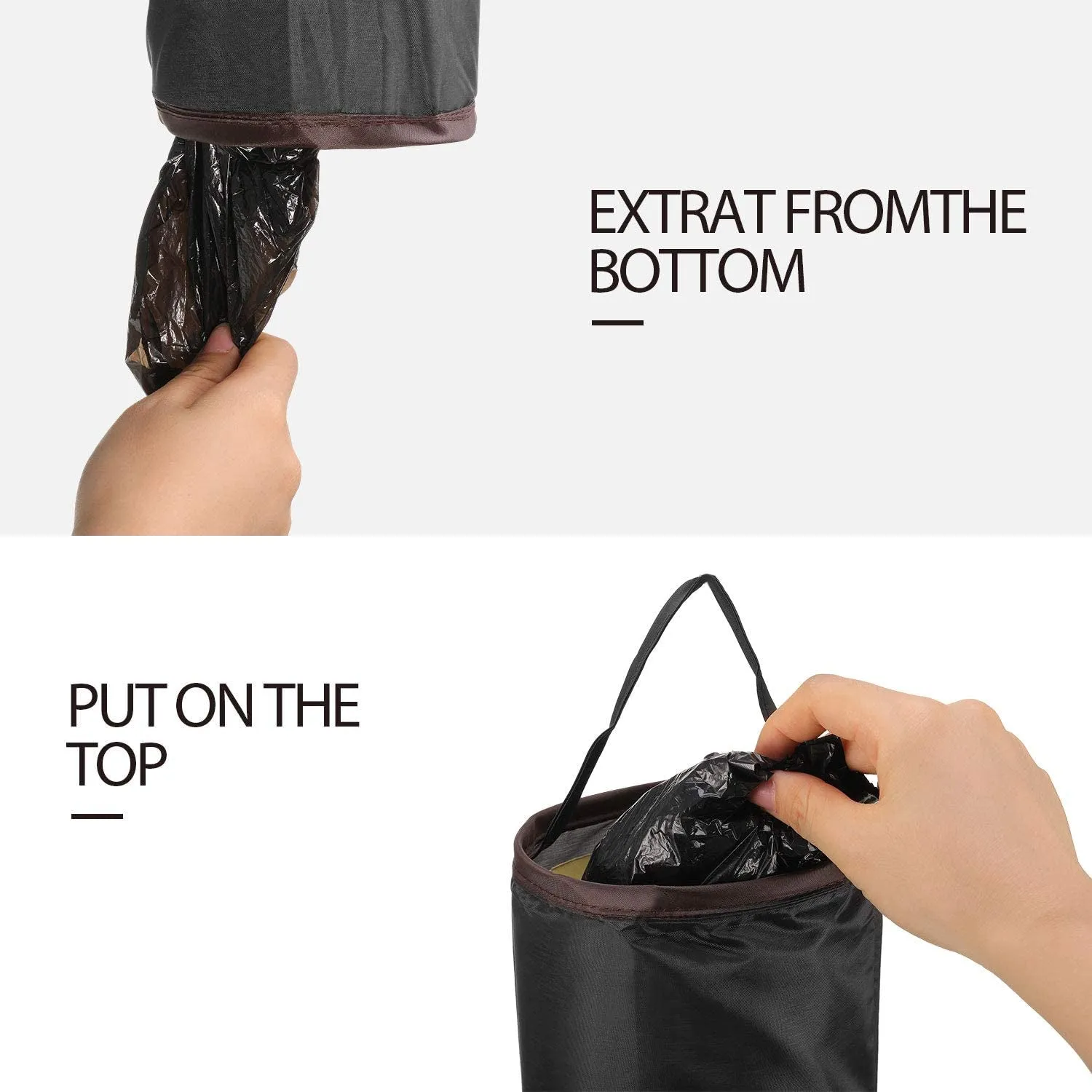 3 Pieces Plastic Bag Holder