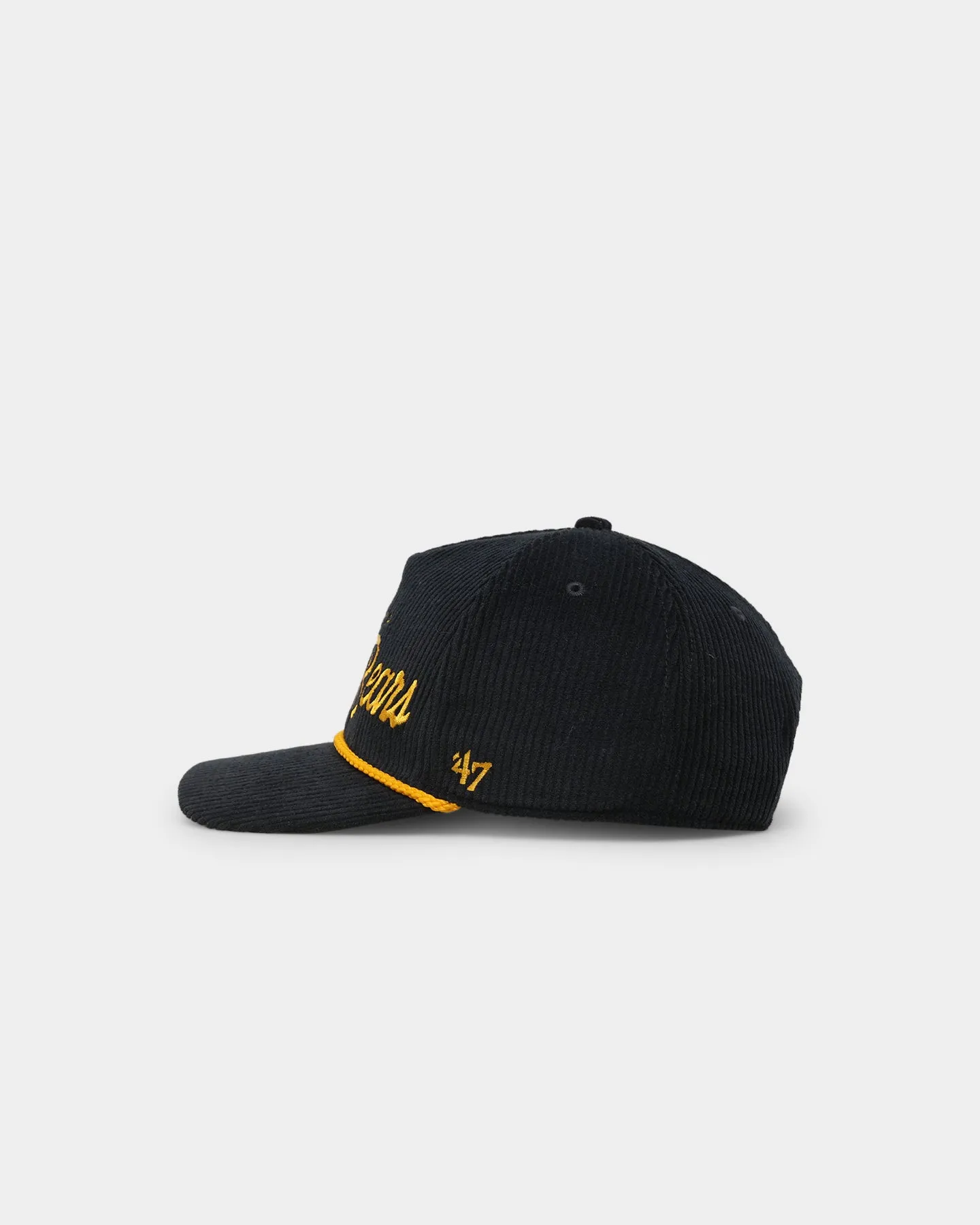 47 Brand California Golden Bears 'NCAA Corduroy Team Script' Corduroy Crossrope 47 Hitch Snapback Navy