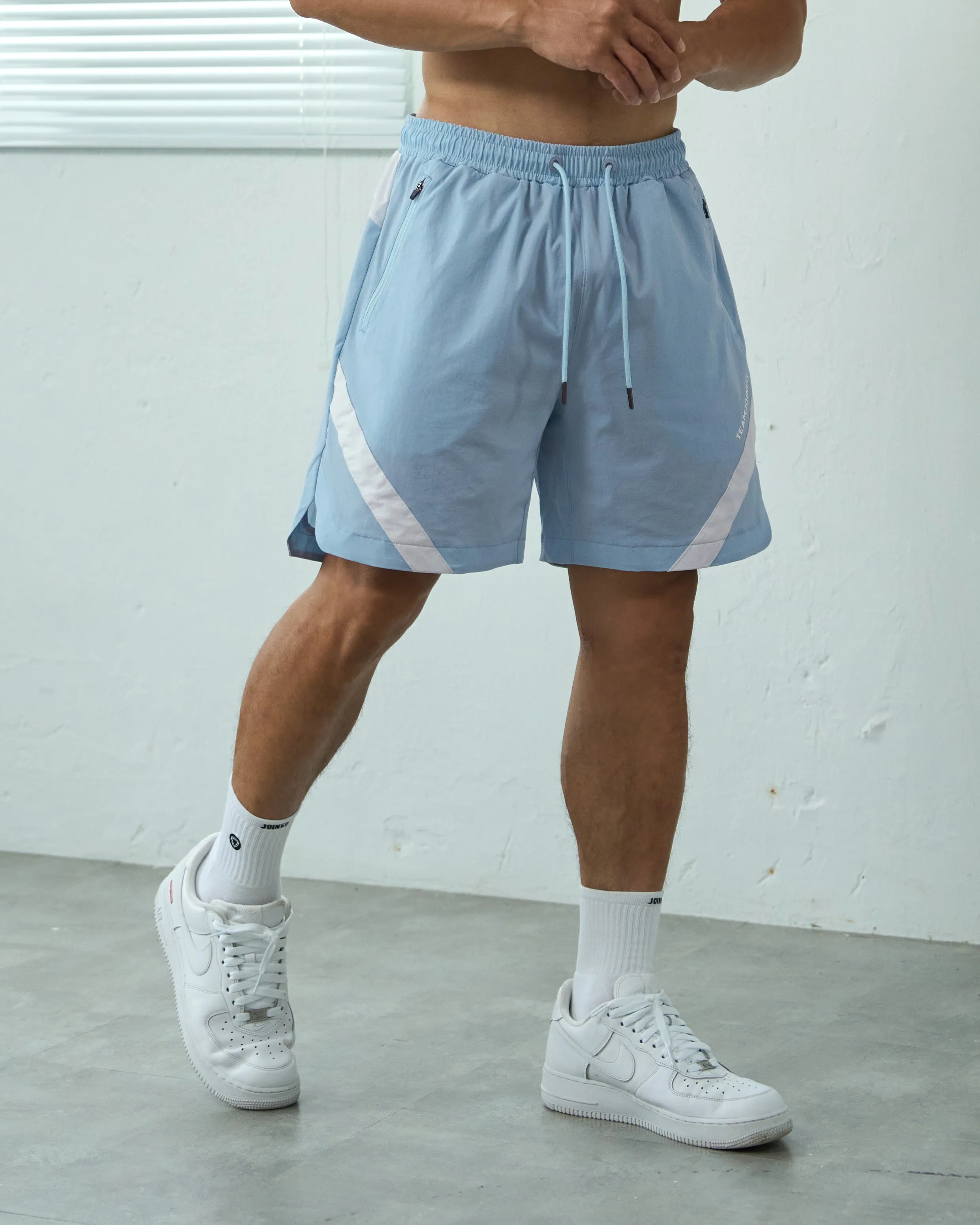 7'' Side Slit Stretch Blocked Shorts