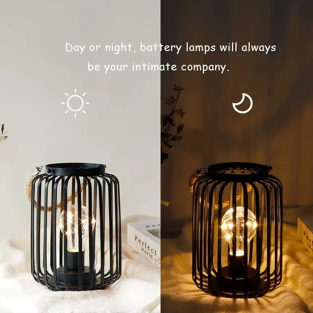 7.5 Metal Cage Decorative Lamp