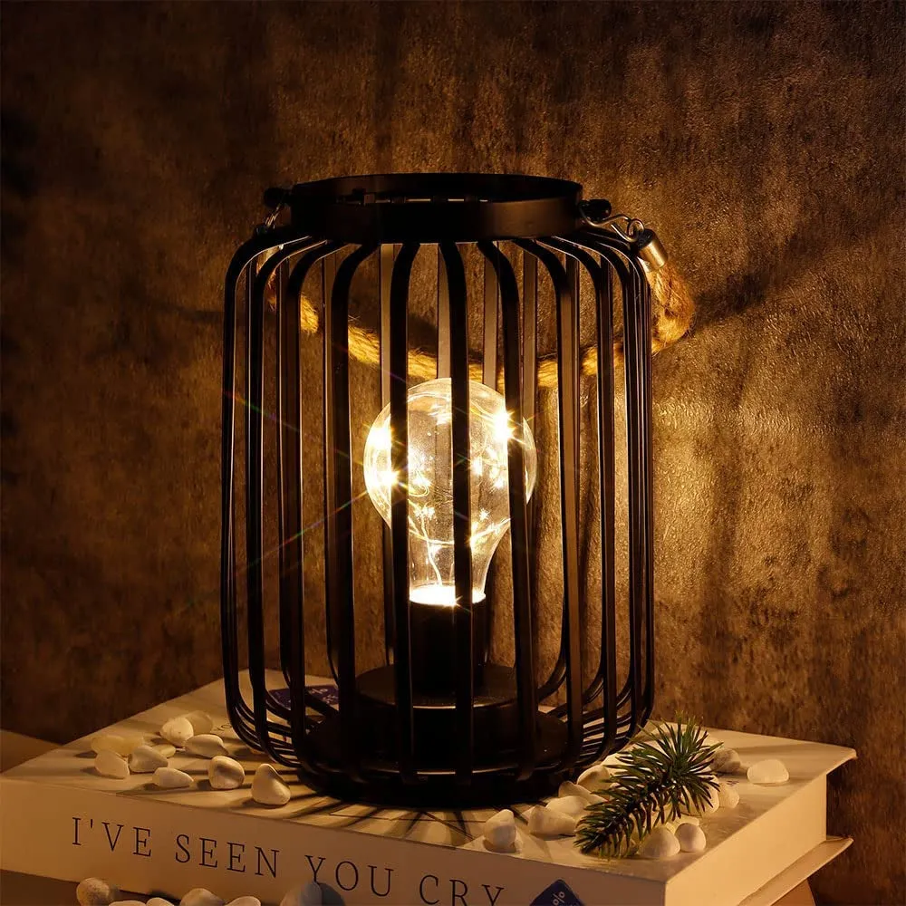 7.5 Metal Cage Decorative Lamp