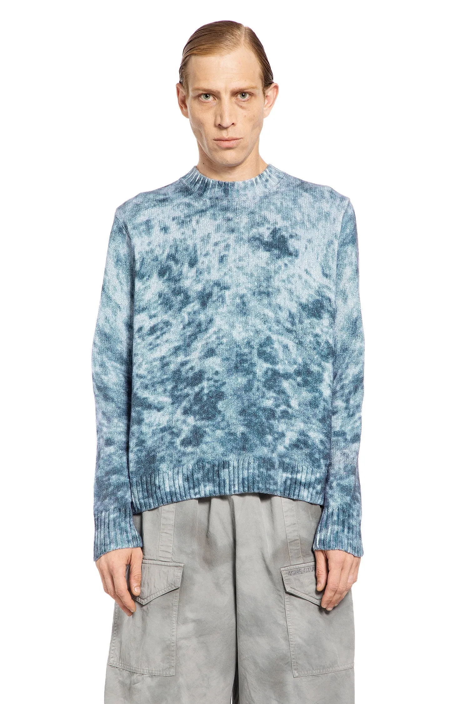 ACNE STUDIOS MAN BLUE KNITWEAR