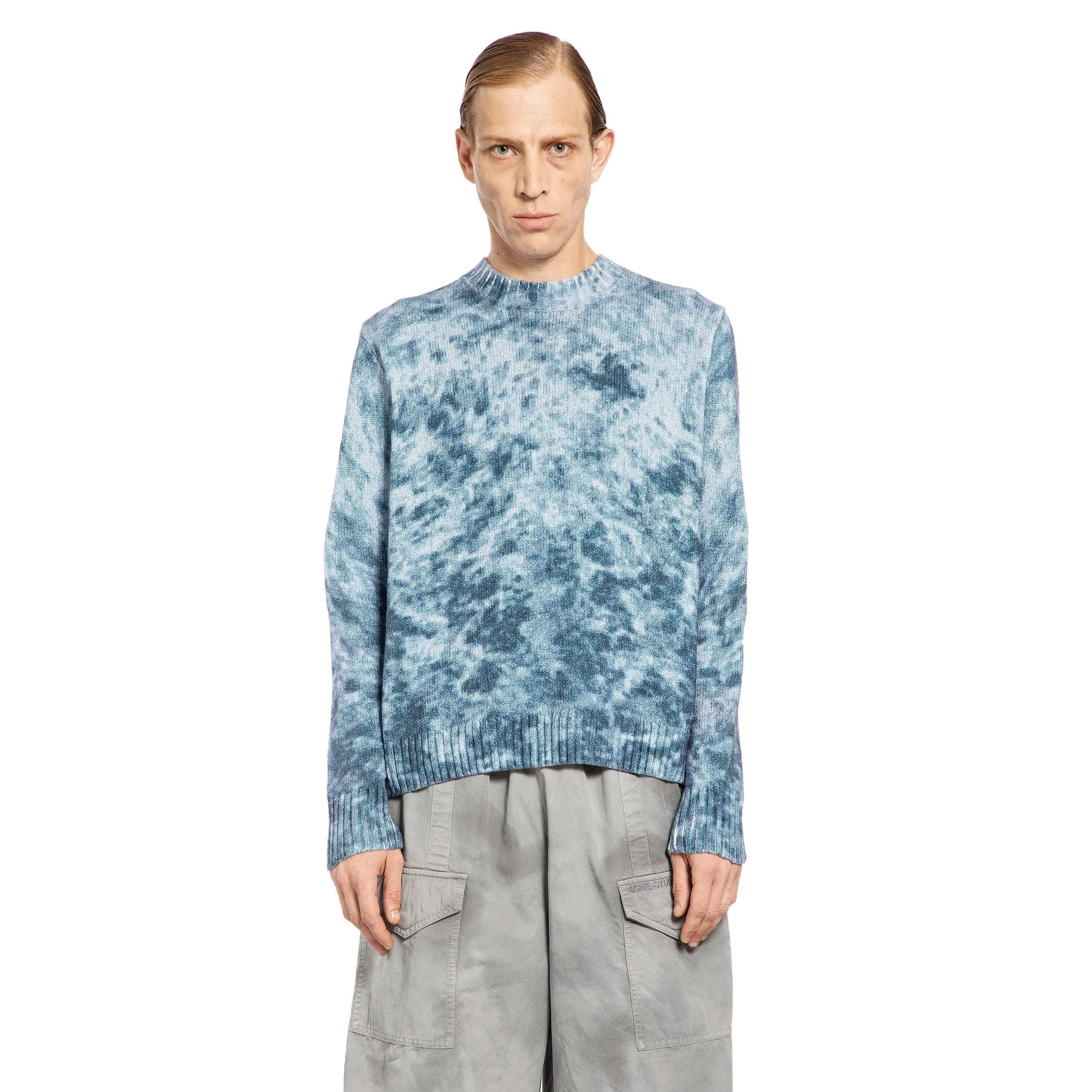 ACNE STUDIOS MAN BLUE KNITWEAR