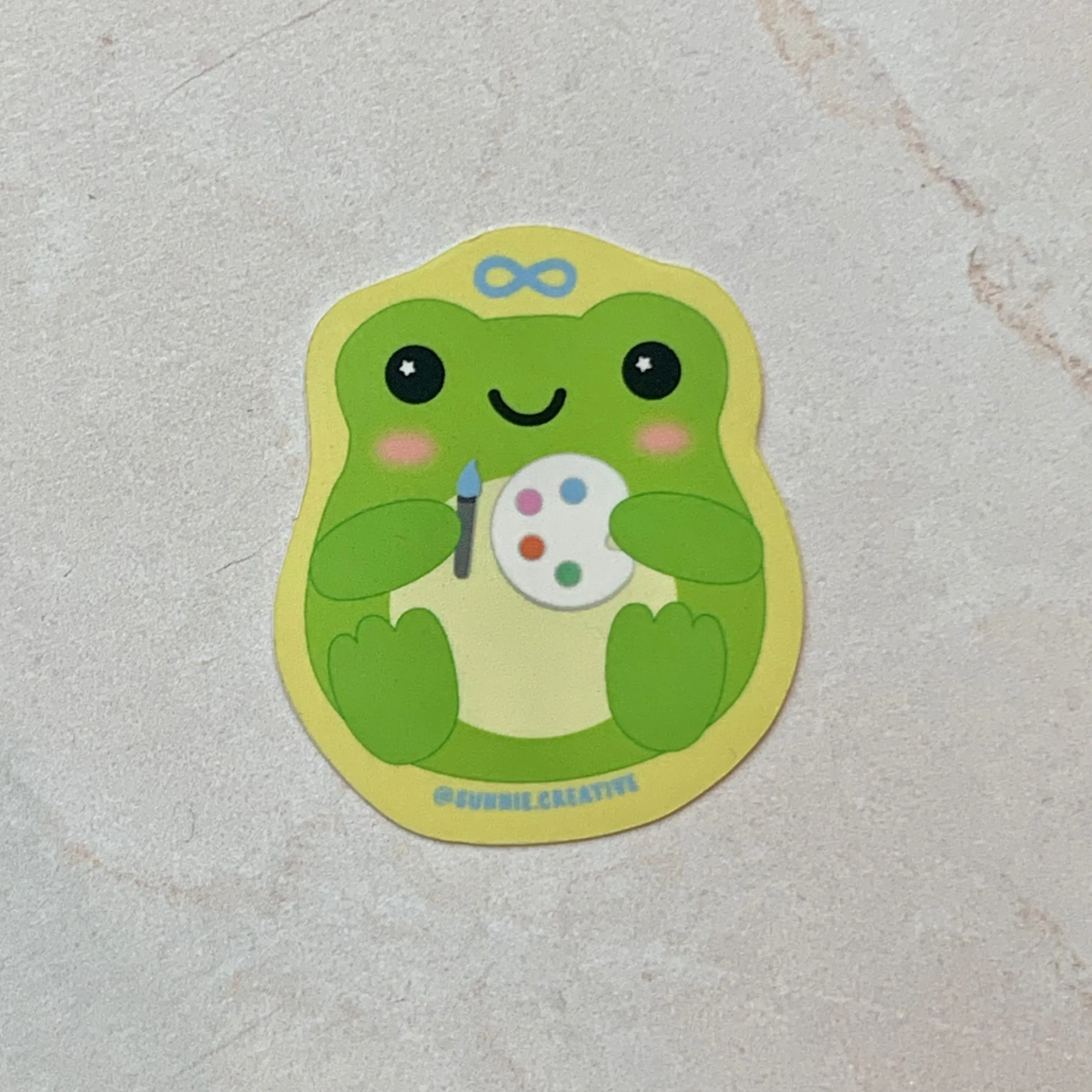 Animal Friends Sticker: Artist Frog