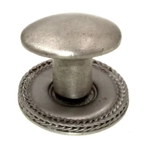 Anne at Home Modern Solo 1 1/4 Cabinet Knob Brushed Natural Pewter 1320-23