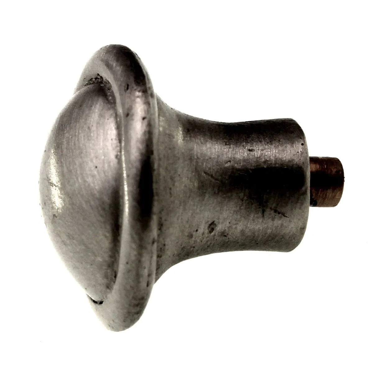 Anne at Home Une Grande Button 1 1/8 Knob Brushed Natural Pewter 1045-23