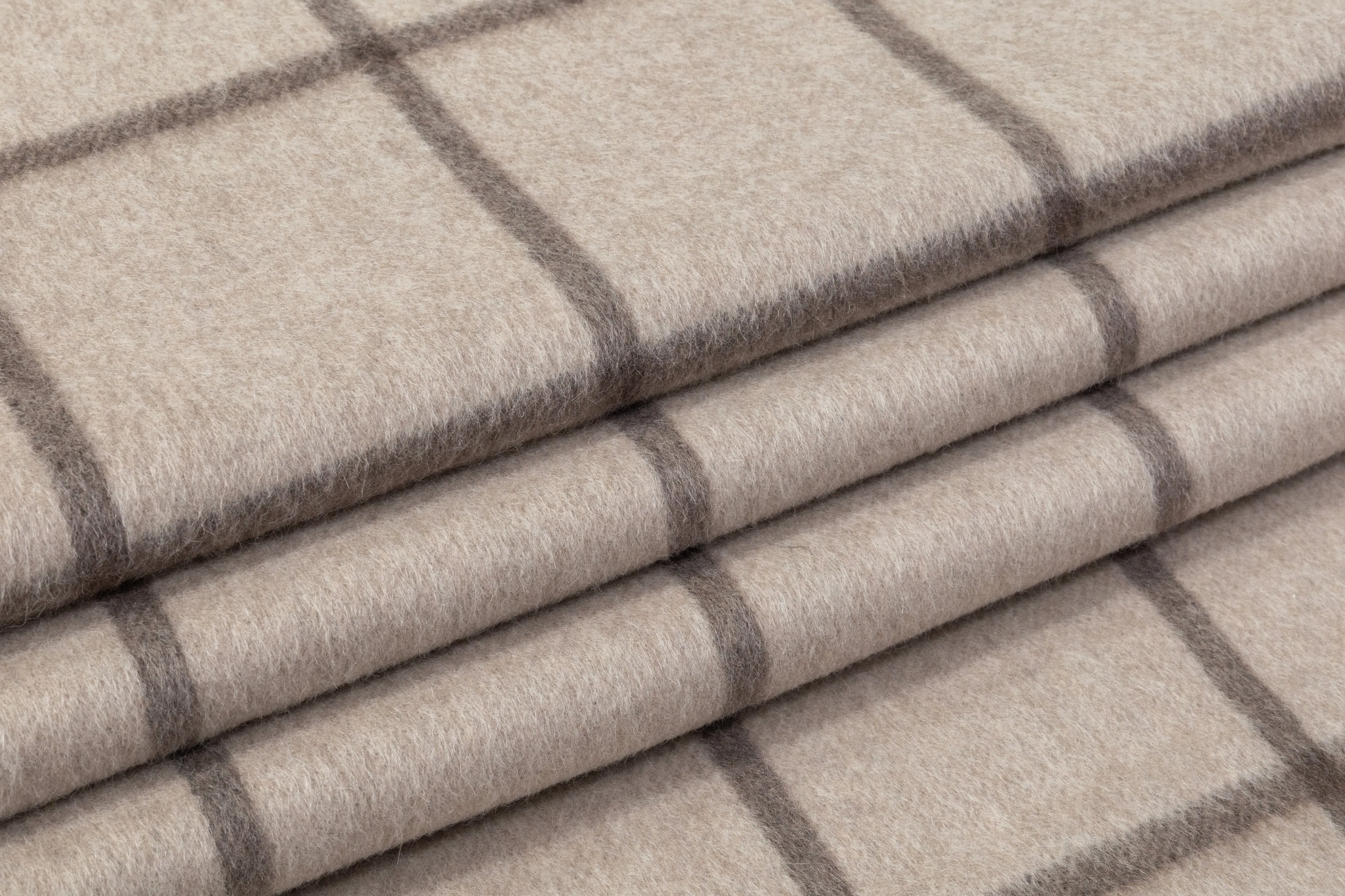 Armani - Double Faced Italian Wool Coating - Taupe