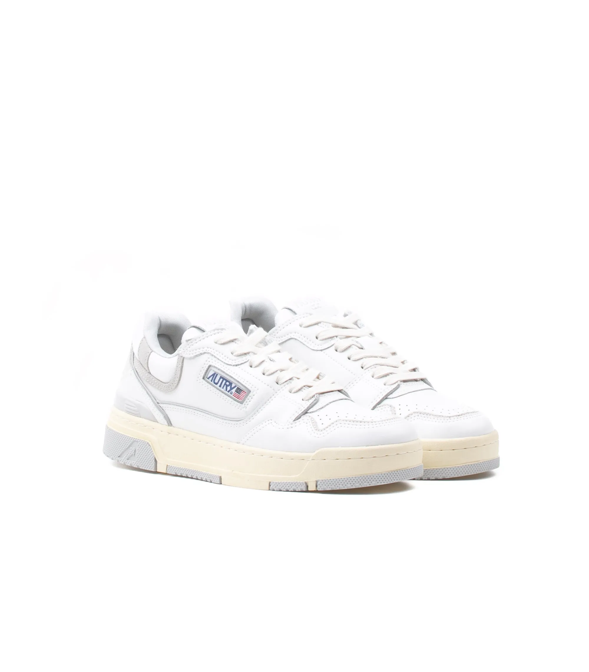 Autry Cnc Rookie Leather Men White Grey