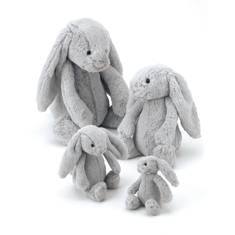 Bashful Silver Bunny Medium