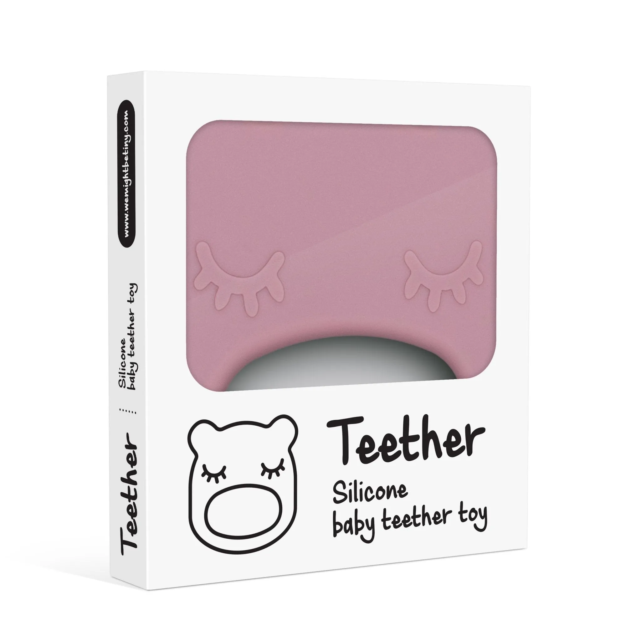 Bear Teether - Dusty Rose