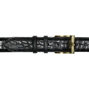 Belt in Black Alligator