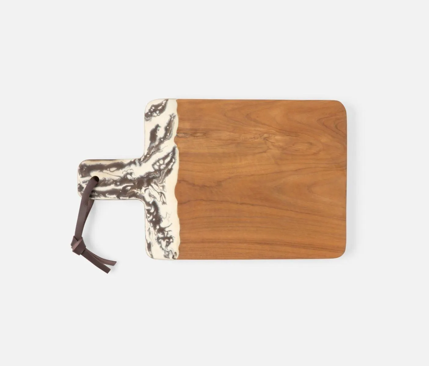 Blue Pheasant Austin Brown Swirled Serving Board