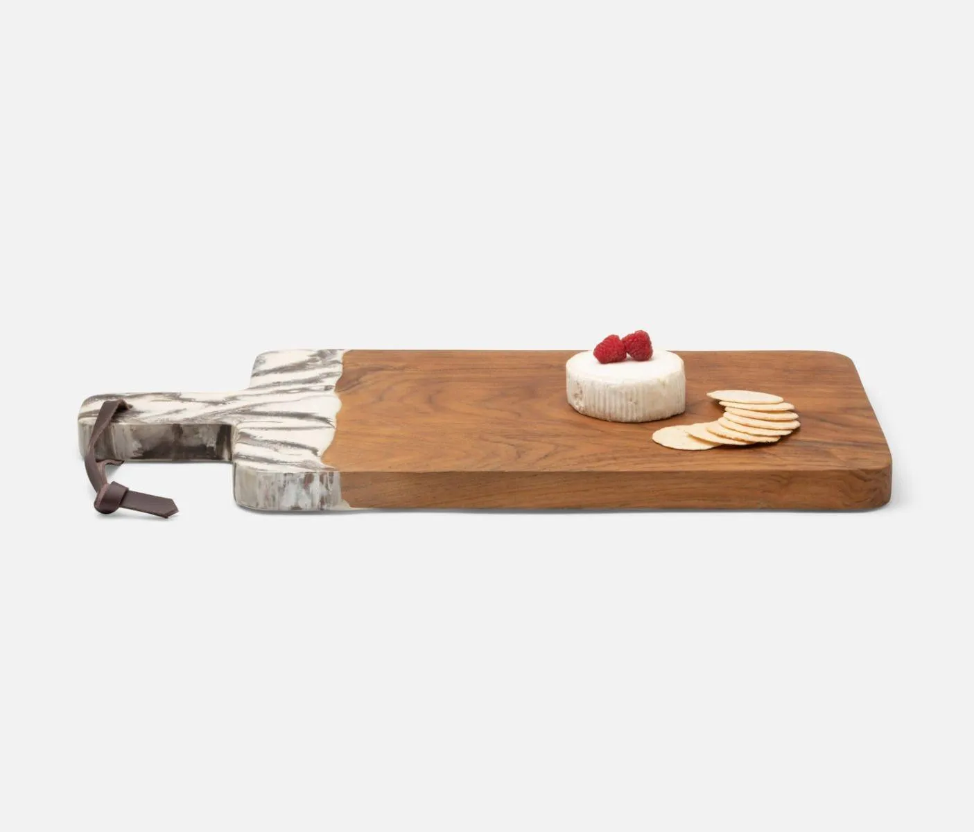 Blue Pheasant Austin Brown Swirled Serving Board