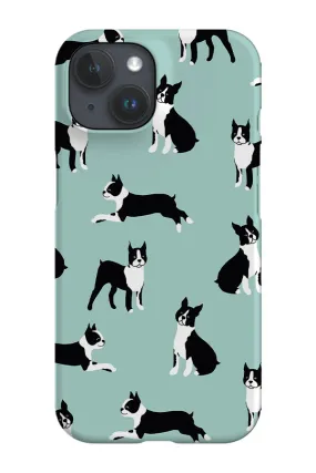 Boston Terrier Phone Case (Mint)