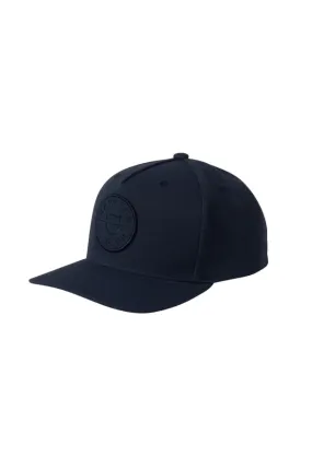 BRIXTON Crest Netplus Snapback Hat Washed Navy/Washed Navy