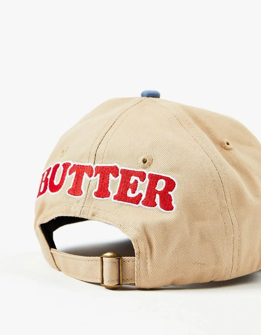 Butter Goods x Peanuts Jazz 6 Panel Cap - Khaki/Blue