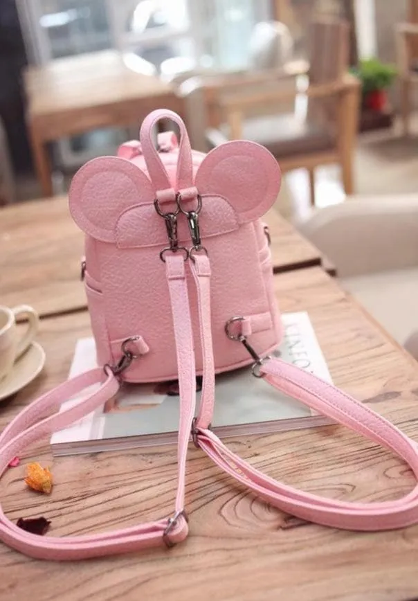 Cartoon Backpack With Bow