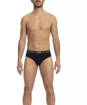 Cavalli Class Black Cotton Men Men's Underwear