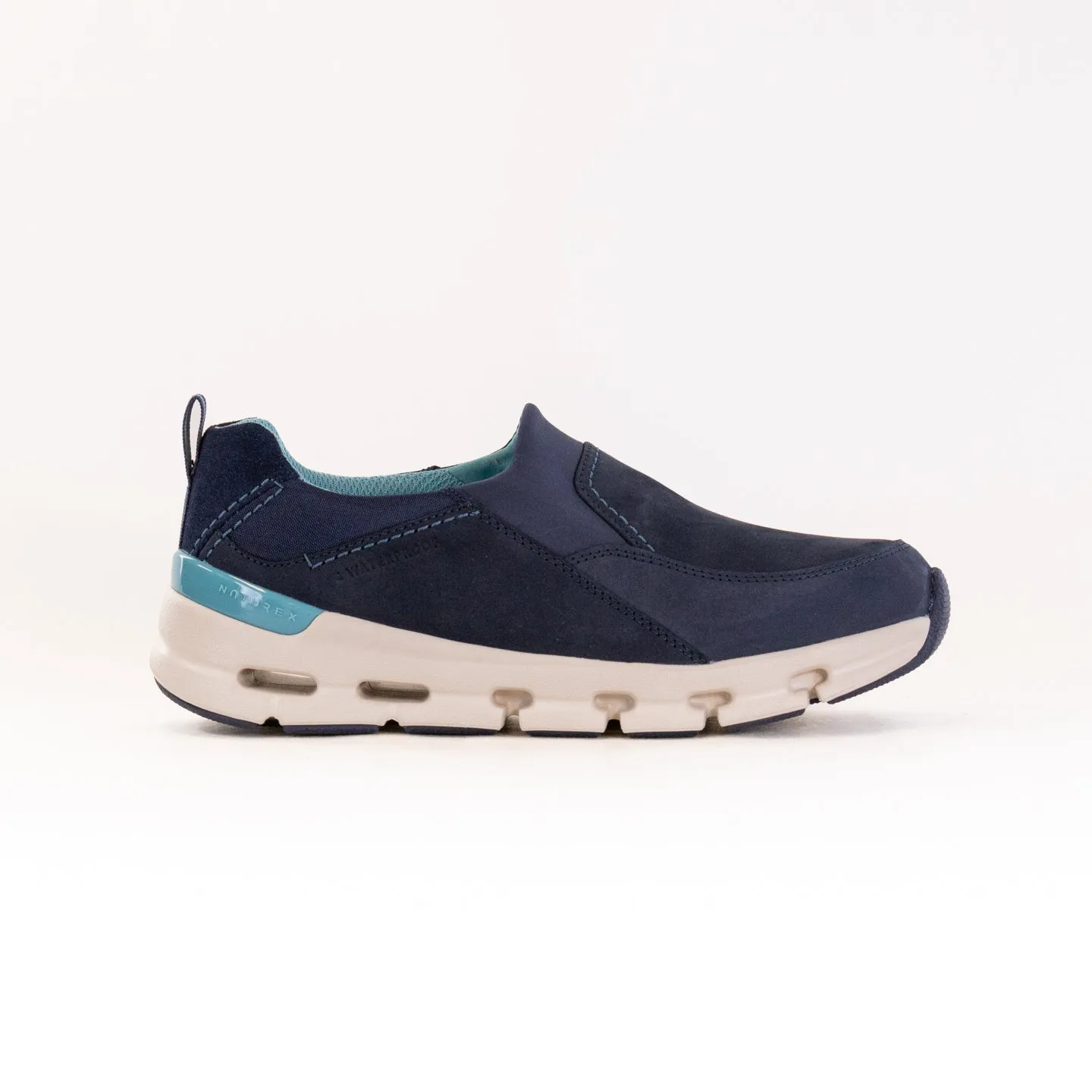 Clarks Nature X Sky Waterproof (Women's) - Navy Nubuck