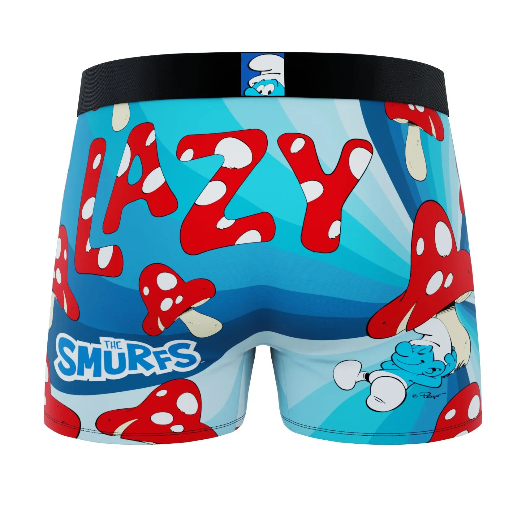 CRAZYBOXER The Smurfs Mushrooms Men's Boxer Briefs