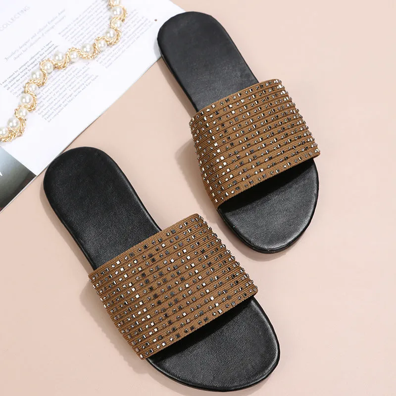 elveswallet Chic Karamelo Sequin Slippers