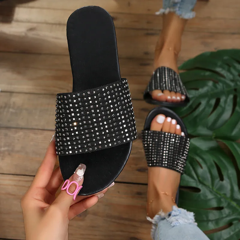 elveswallet Chic Karamelo Sequin Slippers