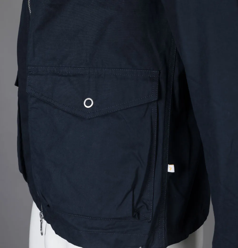 Farah Spike Parka Jacket True Navy