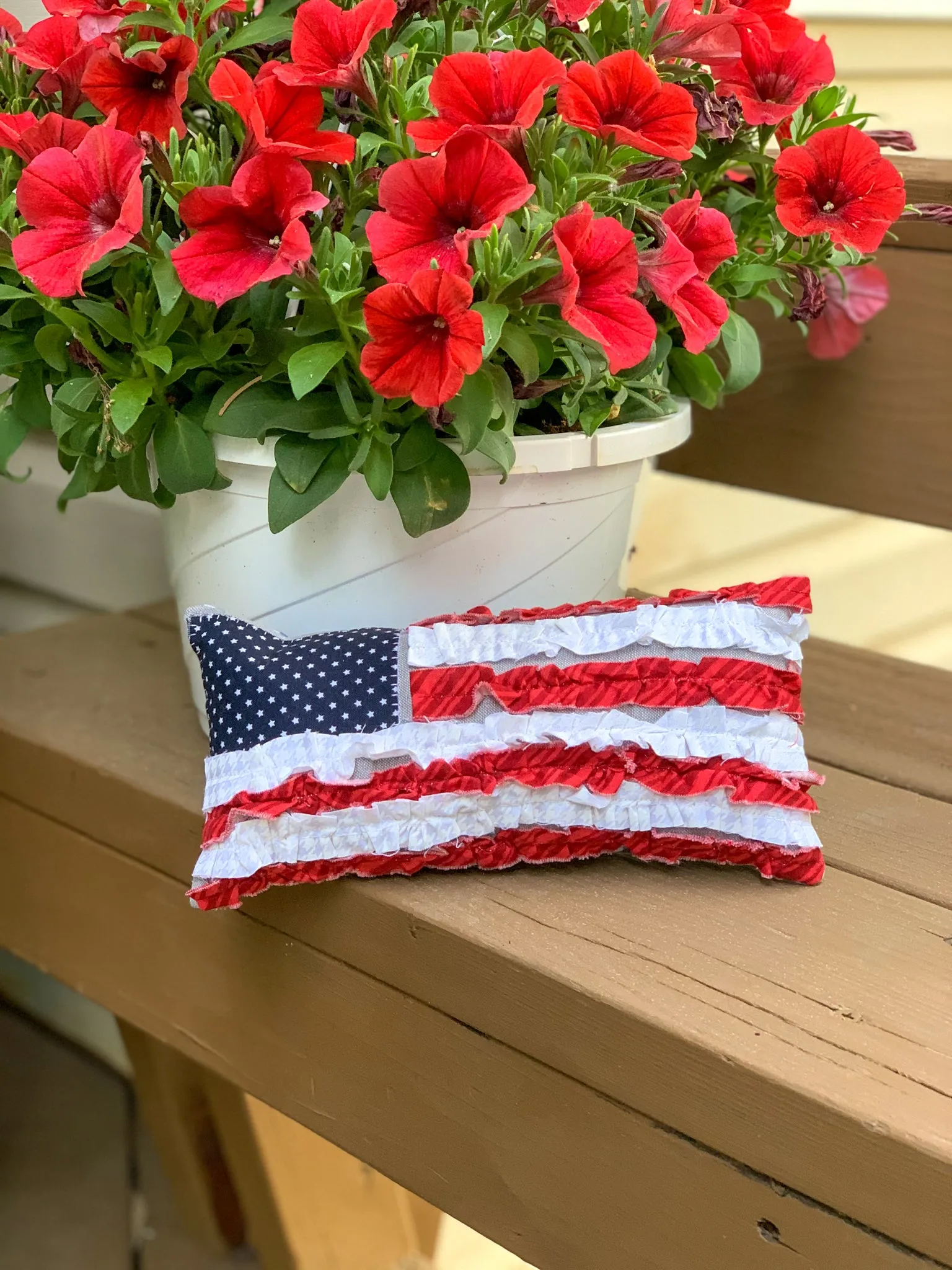 Forever Red, White & Blue Mini Bowl Filler Pillows (Downloadable Pattern)