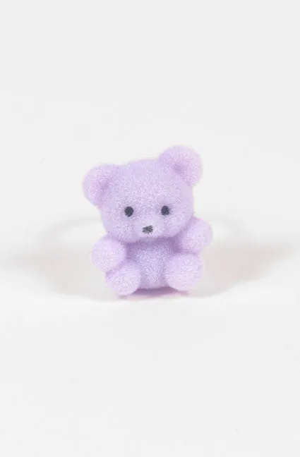 Fuzzy Bear Ring (5 Colors)