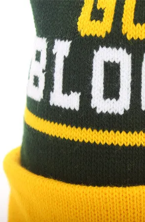 Gold Blooded (Green Beanie)