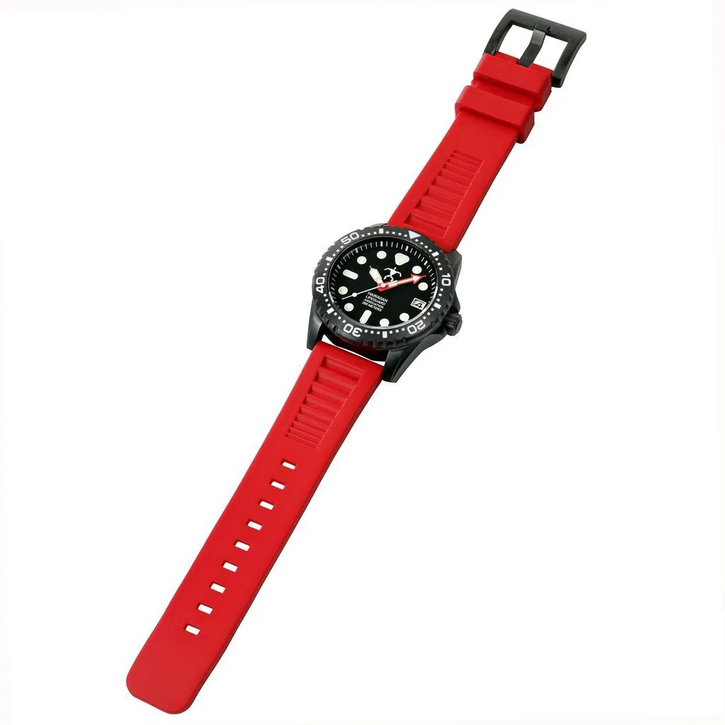 Hawaiian Lifeguard Association All Black Red