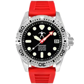 Hawaiian Lifeguard Association Black Red