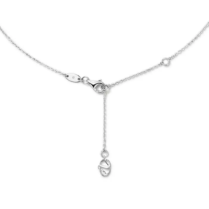 Hearts On Fire .50CTW VELA French Cut Pavé Diamond Pendant Necklace in 18K White Gold