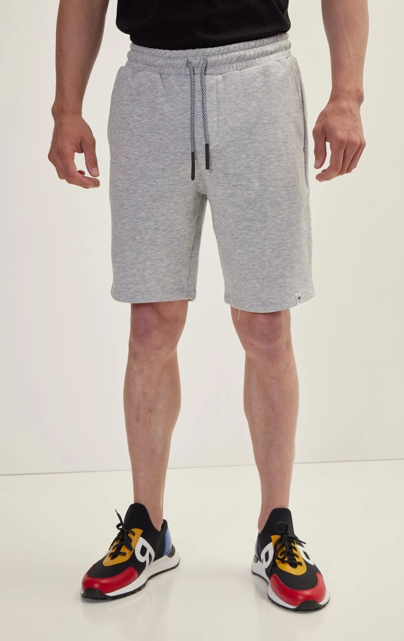 Knit Summer Shorts - Grey Melange