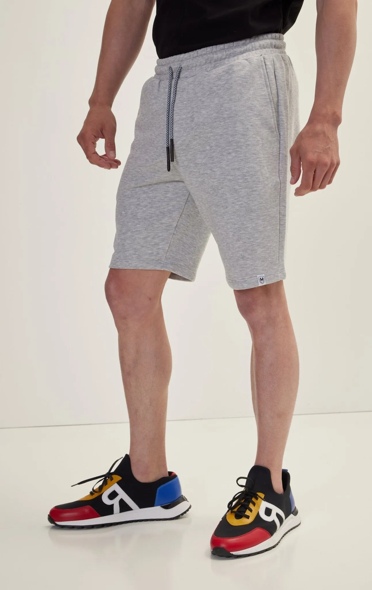 Knit Summer Shorts - Grey Melange