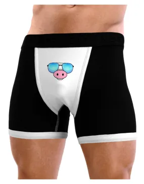 Kyu-T Face - Oinkz Cool Sunglasses Mens Boxer Brief Underwear