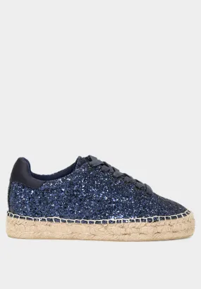 Lace-Up Espadrille Sneakers