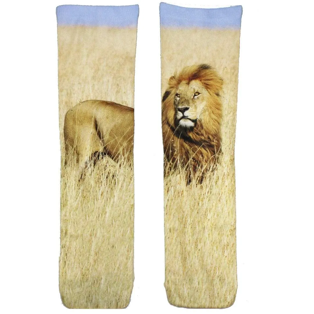 Lion Socks - Unisex Crew Socks