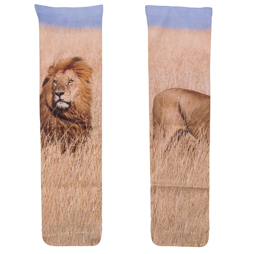 Lion Socks - Unisex Crew Socks