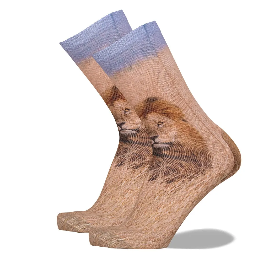 Lion Socks - Unisex Crew Socks