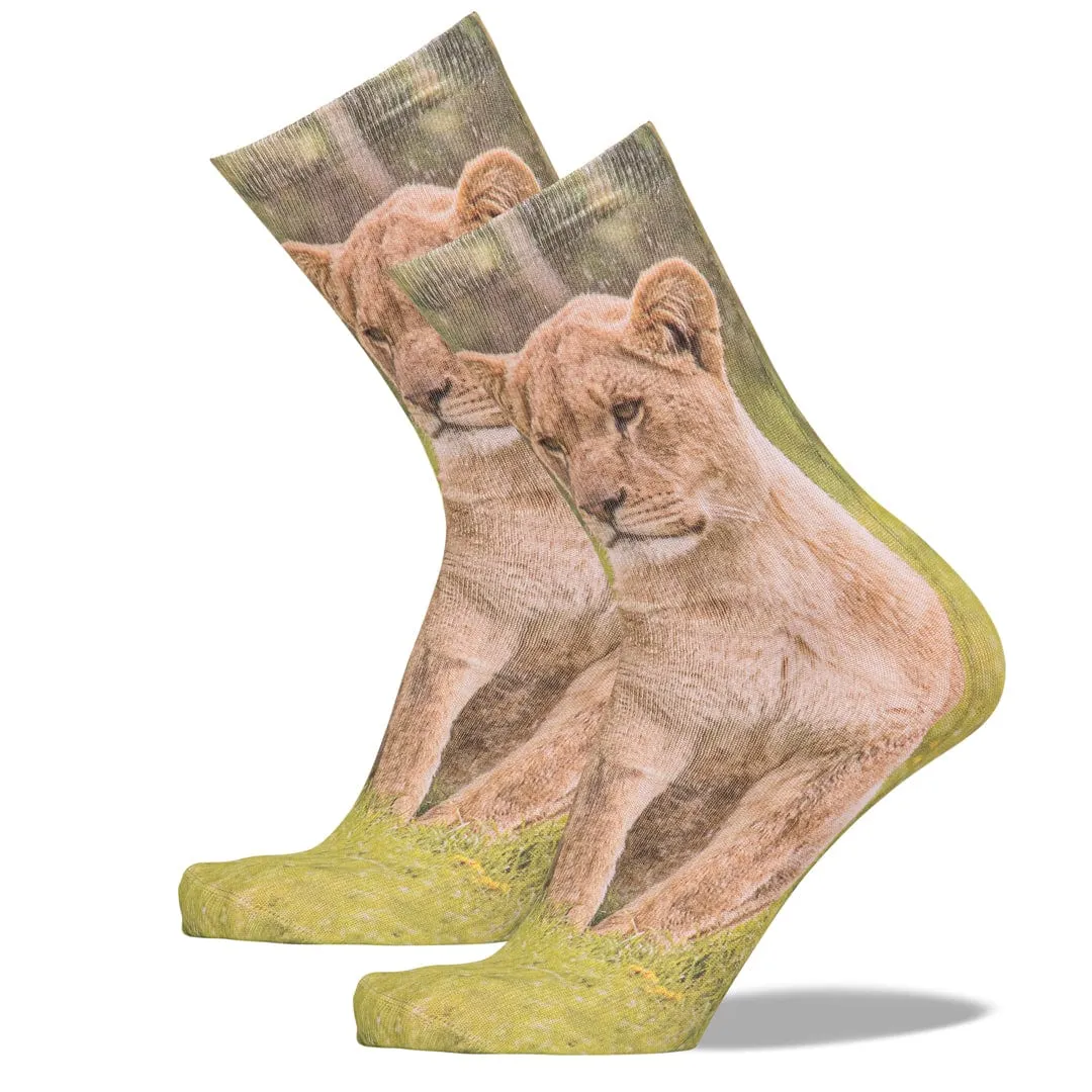 Lioness Socks Unisex Crew Socks