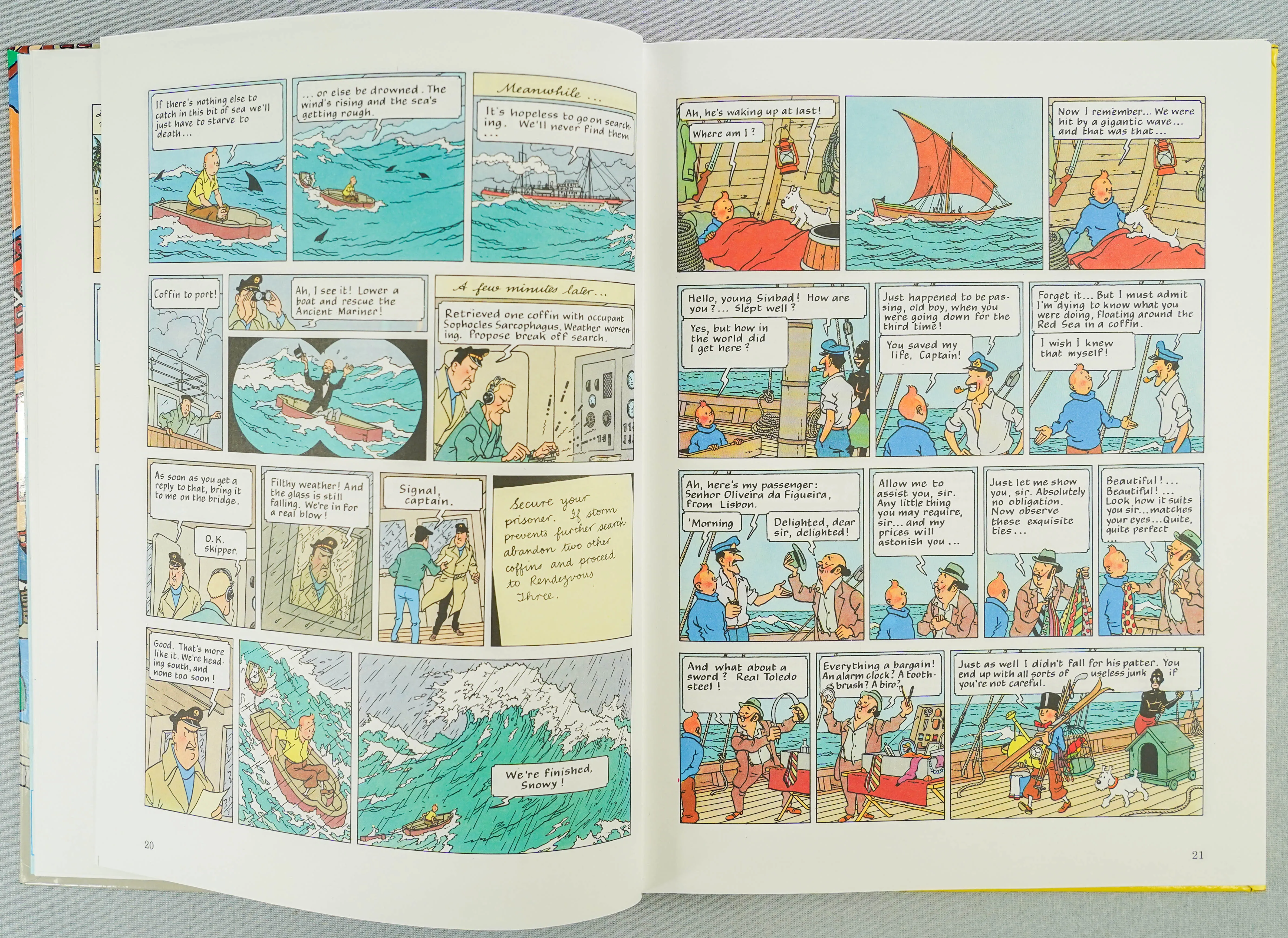 Making of Tintin: Cigars Pharaoh, Blue Lotus 1995 Methuen 1st UK Edition Herge Rare EO