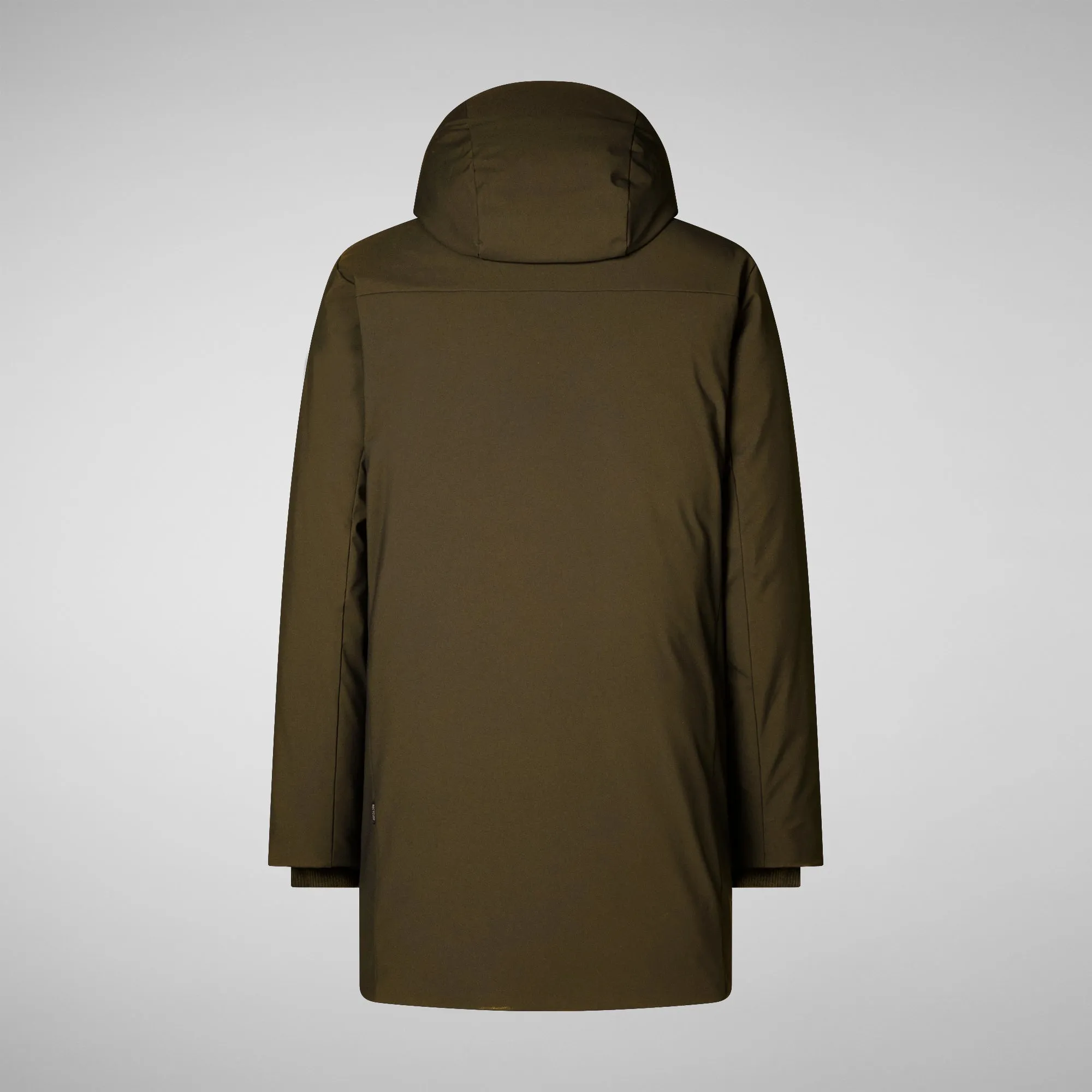 Man's hooded parka Wilson in land green