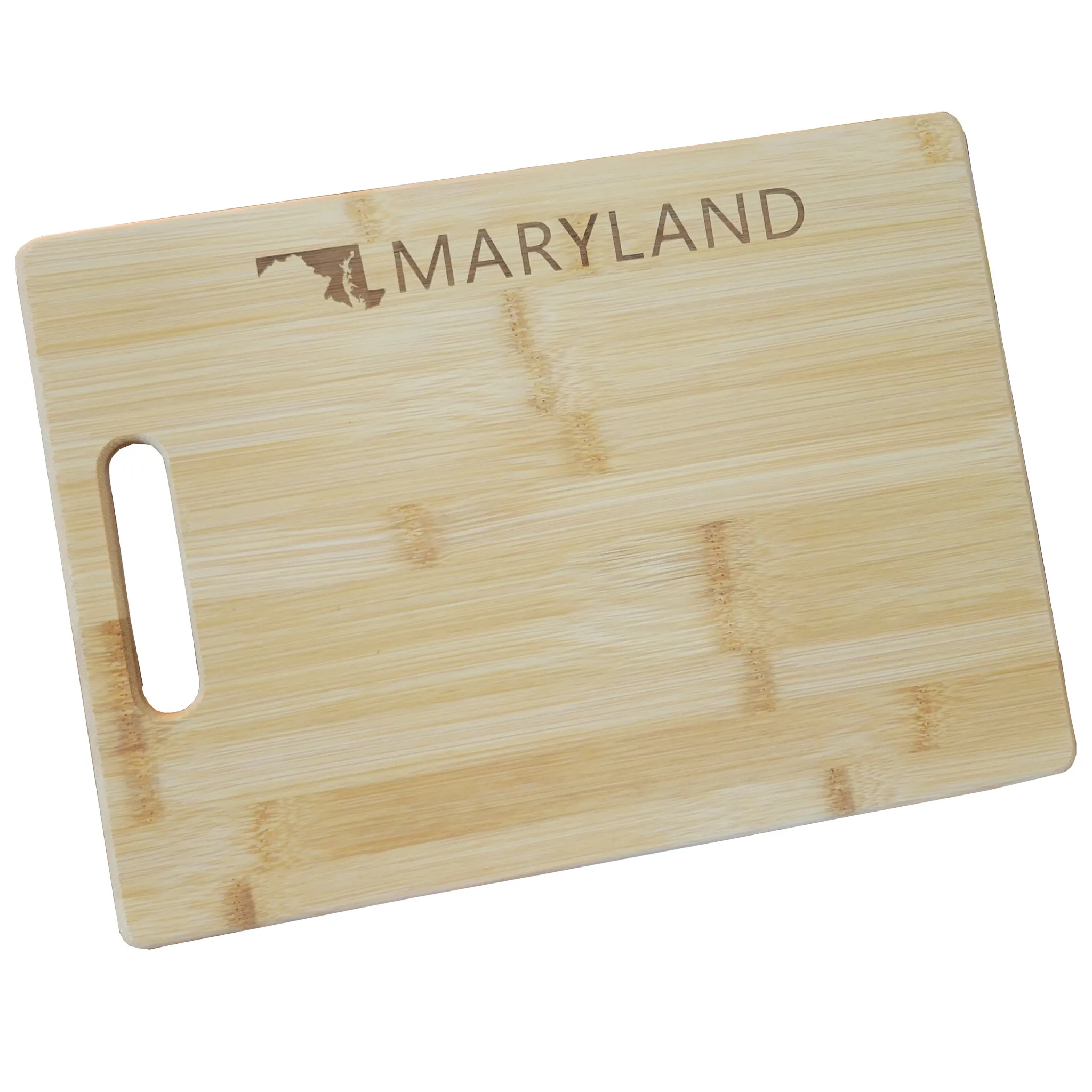 Maryland State Engraved Bamboo Cutting Board