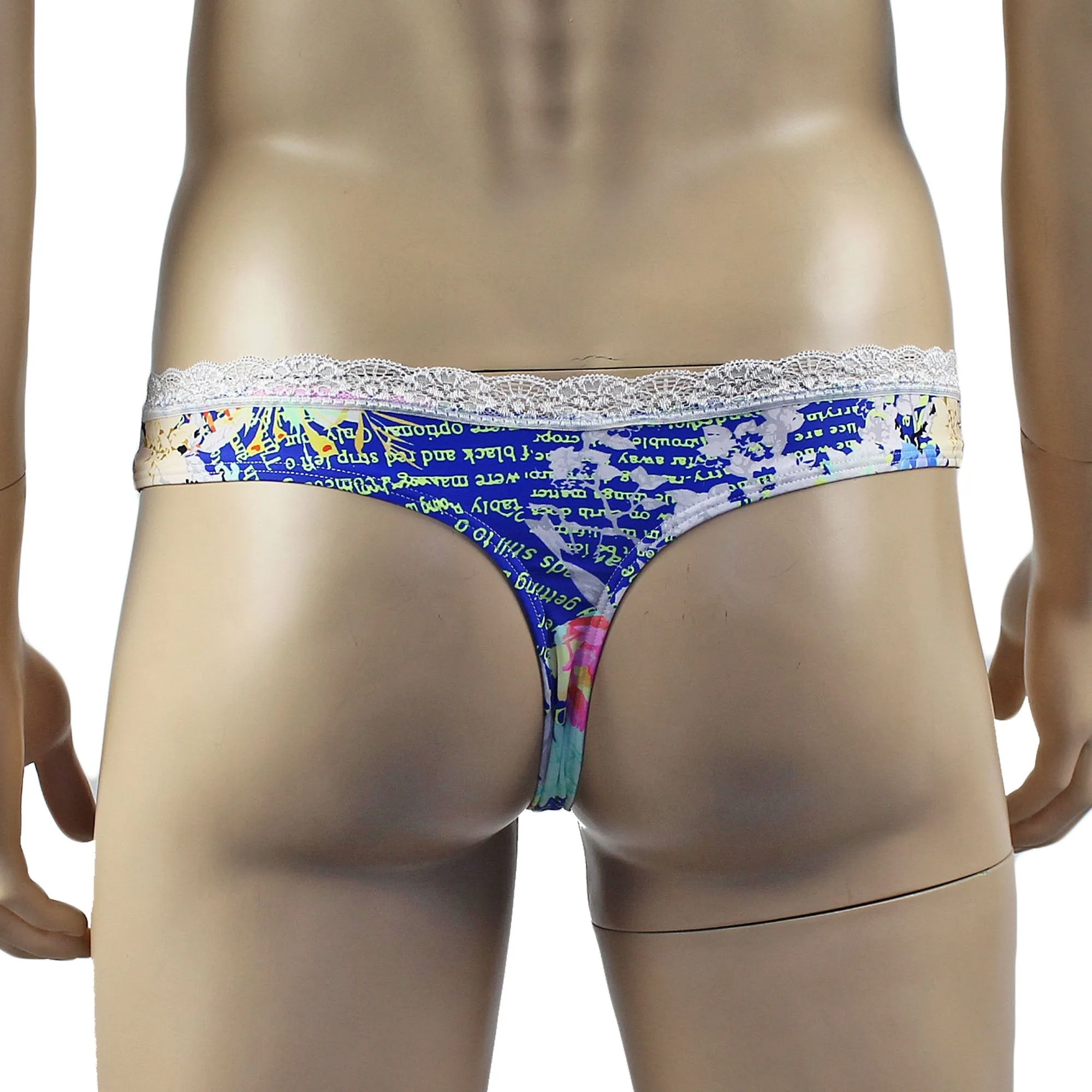 Mens Suzanne Floral Bra Top & G string Thong