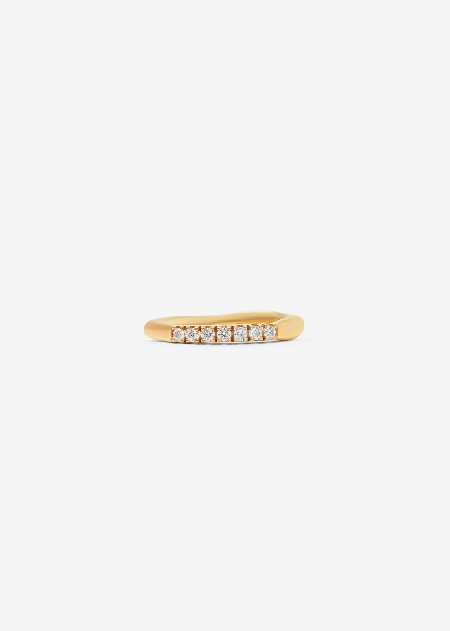 Molded French-V Set 1/4 Eternity Band 0.02 ct